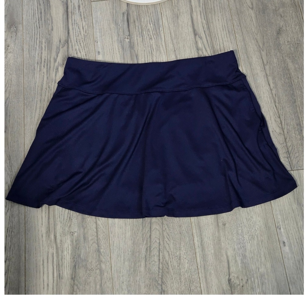 Pro Tour Coolplay Navy Blue Athletic Skort Golf Tennis Skirt Womens XL Pockets